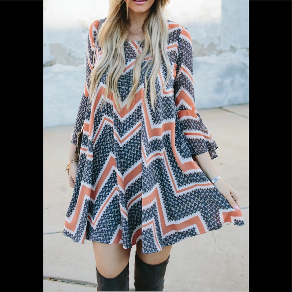 Anthropologie Paper Crown Swing Dress
